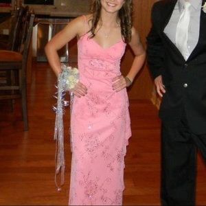 Spaghetti strap long dress